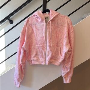 Dairy Boy Bubblegum Camo Zip-Up Hoodie